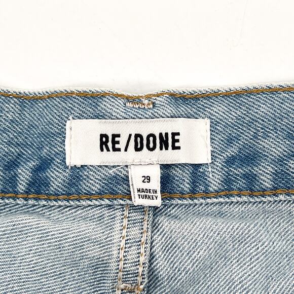 RE/DONE 70s Stove Pipe Jeans Women’s Size 29 Worn in NAF Straight Leg Vintage - Picture 4 of 7